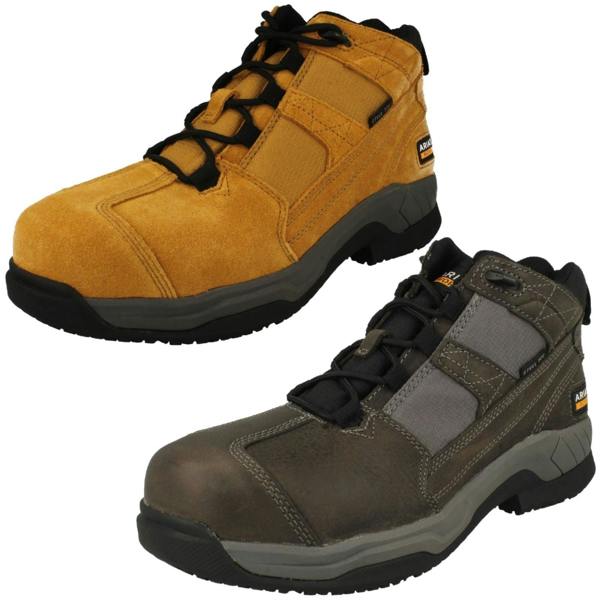 Mens ARIAT Lace Up Safety Boots Contender