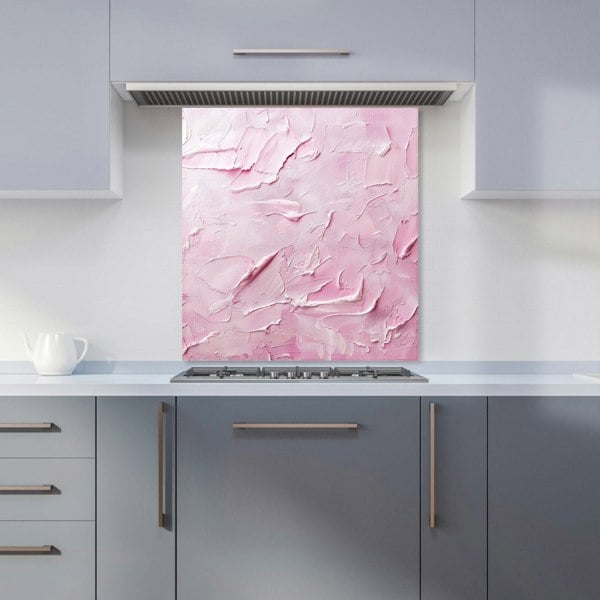 Warren Reed - Designer Baby Pink Textured Effect Kitchen Splashback