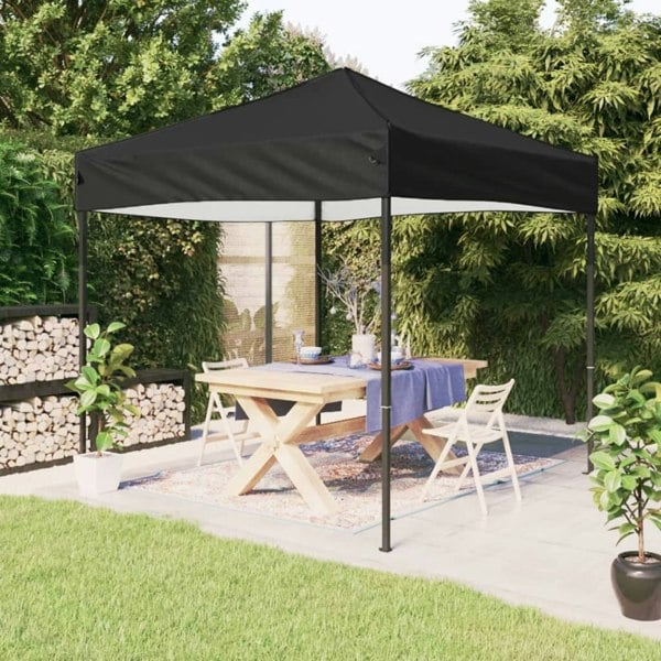 Berkfield Folding Party Tent Black 2x2 m