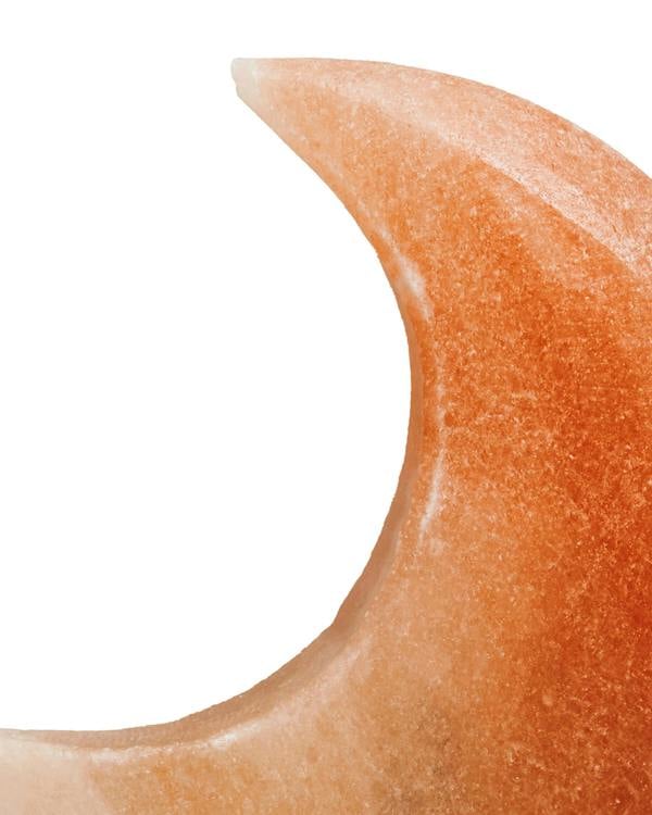 Interiors by Premier Nepal Crescent Moon Pink Natural Salt Lamp