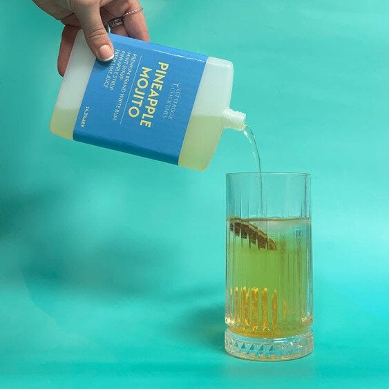 Letterbox Cocktails Pineapple Mojito Mini Cocktail | Premium Letterbox Cocktail Gift (100ml)
