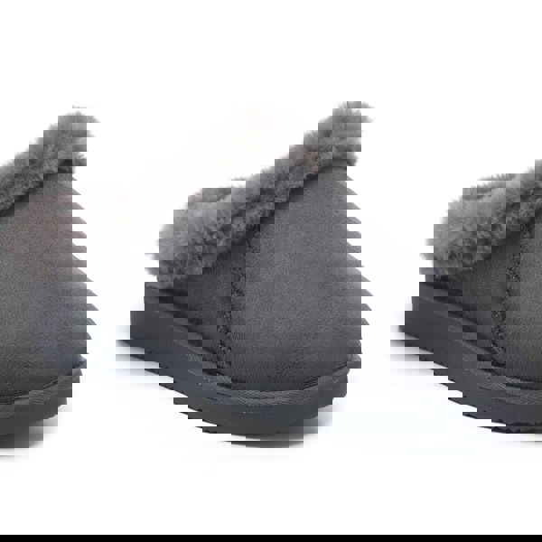 VIVA Polar Womens Faux Suede Clog Style House Slippers – Shearling-Lined