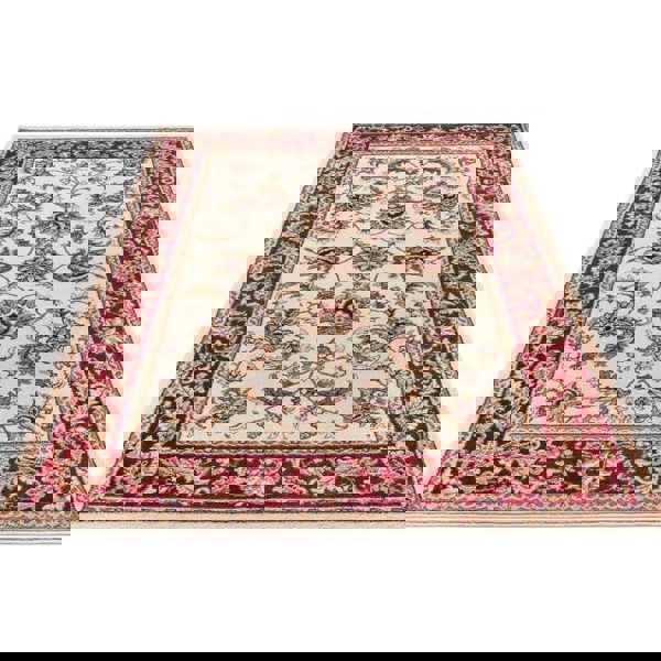 Oriental Short Pile Rug Reni Luxor Vintage Design