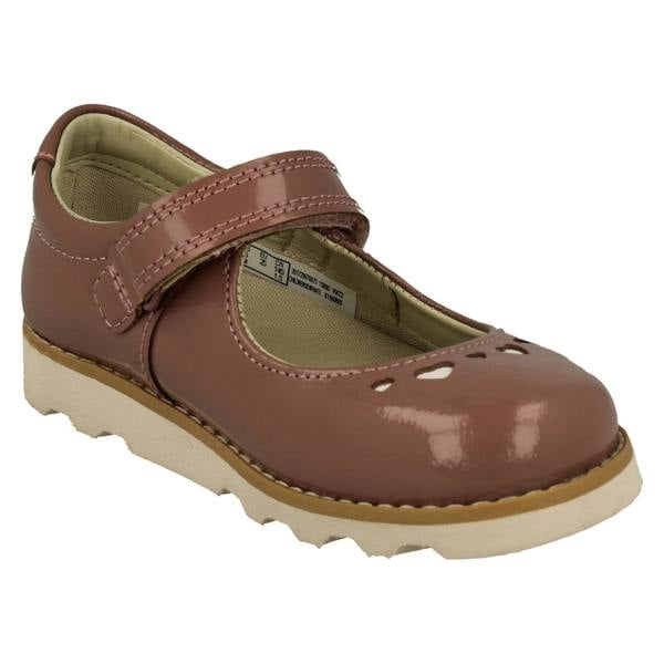 Clarks Girls Clarks  Heart Detailed Mary Jane Style Shoes Crown Jane