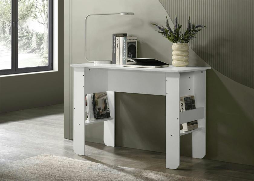 Modern Office Table With Side Storage