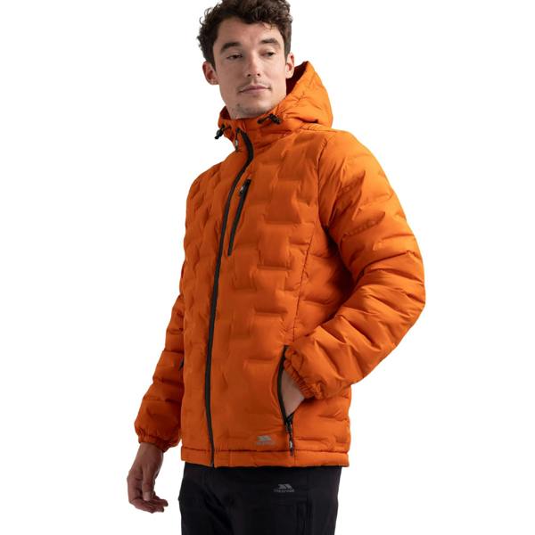 Trespass Mens Jaymes Waterproof Jacket - Spice Orange - 