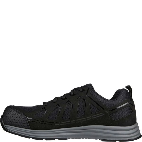 Skechers Mens Malad II Safety Trainers - Black