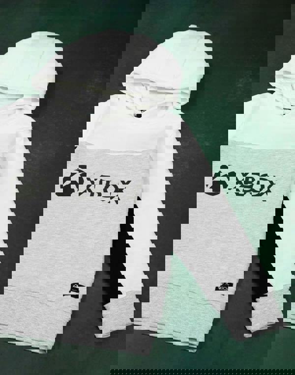 Xbox Boys Grey Logo Print - Cut & Sew Hoodie