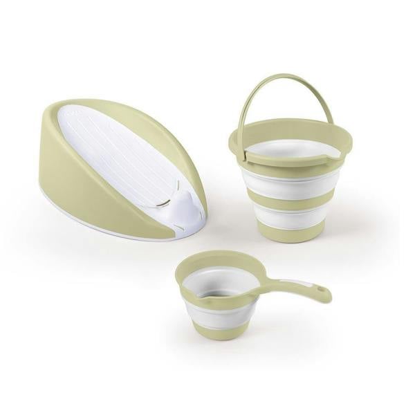 Dolu Triple Baby Bath Set - Eco Green