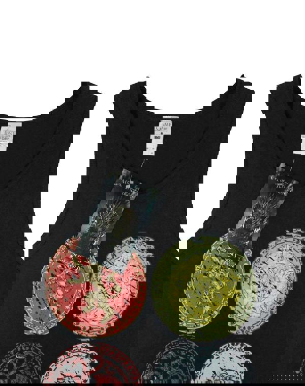 Game of Thrones Mens Black House Crest Vest