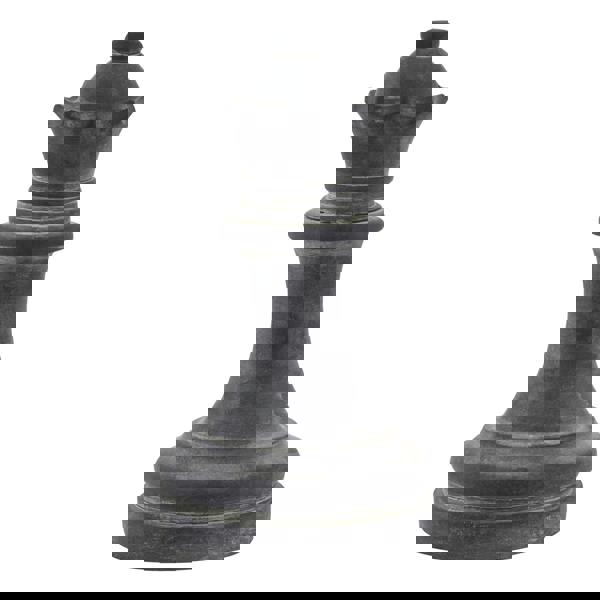 Hill Interiors Amalfi Queen Chess Piece Decoration - Grey - 