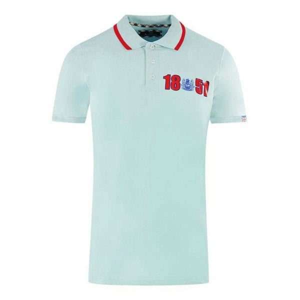 Aquascutum Unisex Adult London 1851 Polo Shirt - Light Blue