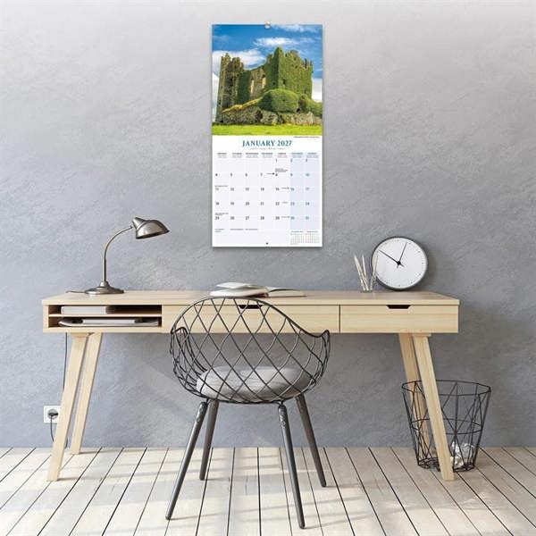 Ireland Calendar 2027, Wall Calendars, Month To View, Travel, Gift
