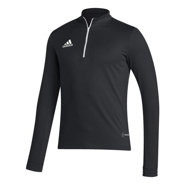 Adidas Mens Logo Polyester Track Top - Black - 