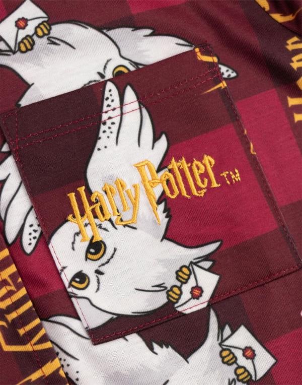 Vanilla Underground Harry Potter Girls Red Character Long Sleeve Long Leg Pyjama Set