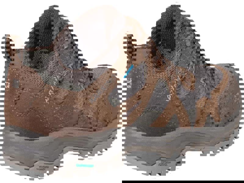 Karrimor Bodmin Low 6 Mens Walking Hiking Trekking Trainers, brown and grey outdoor footwear for hiking with durable sole and breathable upper.