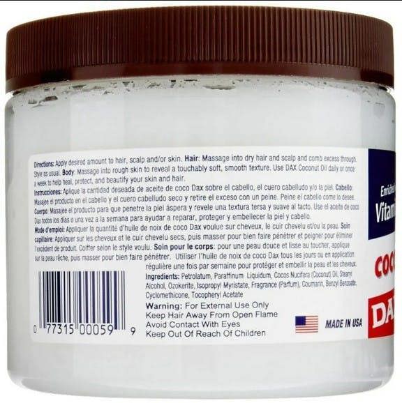 Dax Coconut Oil 214g