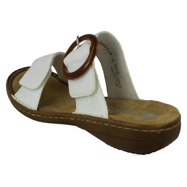 Rieker Ladies Rieker Slip On Adjustable Strap Summer Mules 60894