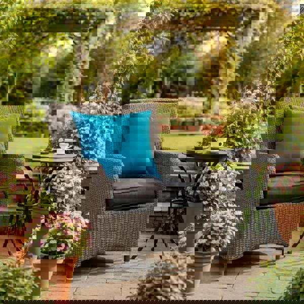 Scatter Cushions Polyester 45cm x 45cm (18"x18") – Outdoor Garden Sofa Cushions | UK Made TURQUIOSE The Garden Furniture Shop