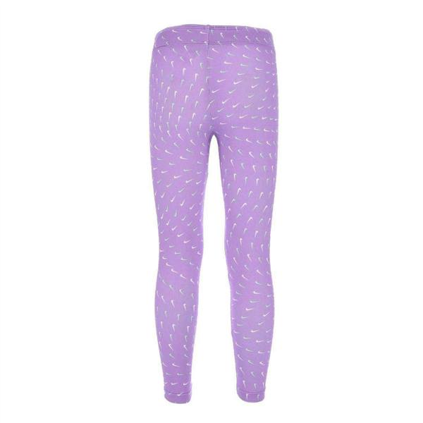 Nike Childrens/Kids All-Over Print Leggings - Violet - 