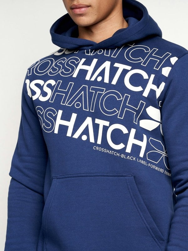 Crosshatch Hensal Hoodie 2pk Navy/White