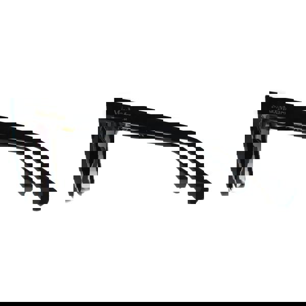 Max Mara Sunglasses MM0008 Logo2 01B Shiny Black Smoke Grey Gradient