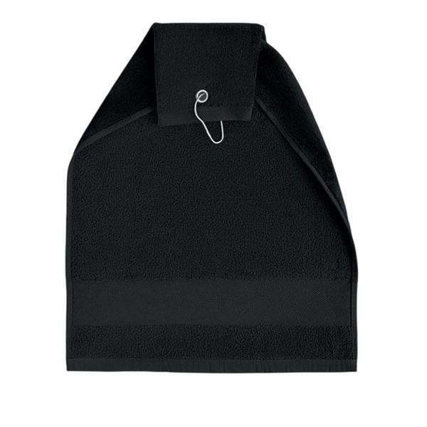 MidOcean Hitowgo Cotton Golf Towel - Black - 