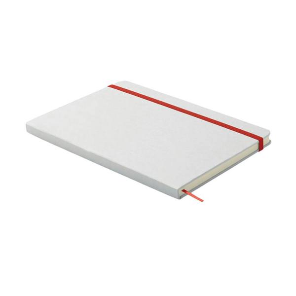 MidOcean Route White A5 Notebook - Red/White - 