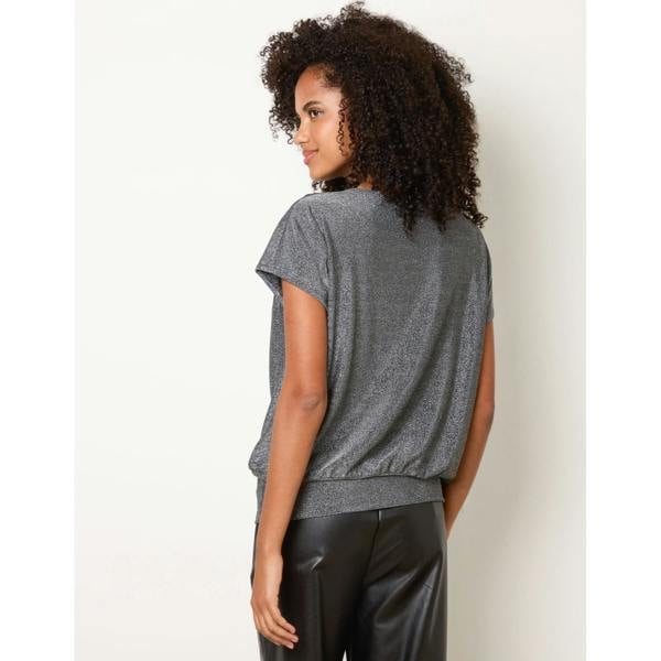 Blue Vanilla Cowl Neck Draped Top