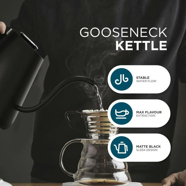 DMD Collective Gooseneck Kettle with Temperature Control