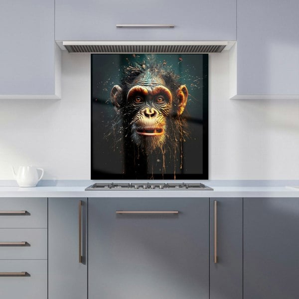 Warren Reed - Designer Splashart Monkey Face Kitchen Splashback