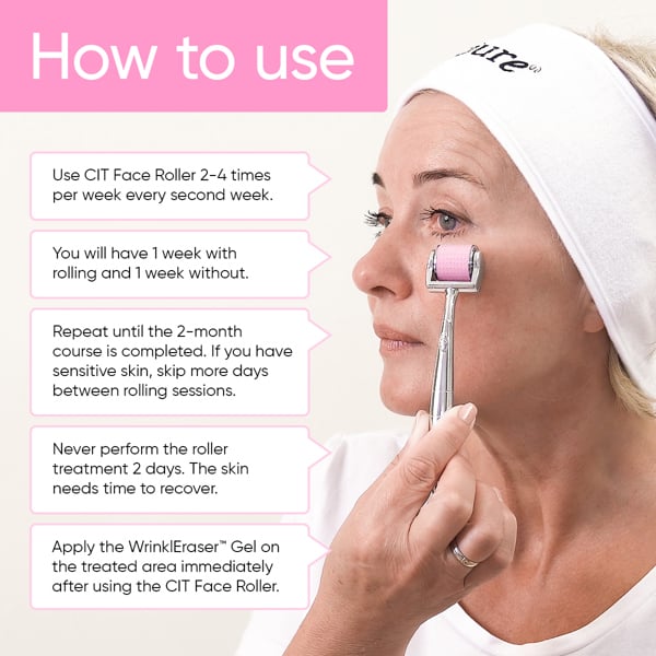 Âme Pure WRINKLERASER BASIC - Microneedling Derma Roller Kit