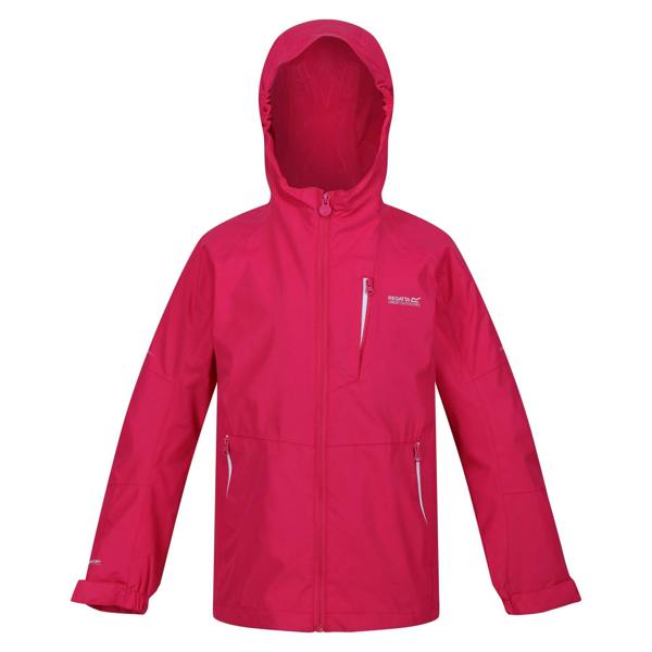 Regatta Childrens/Kids Calderdale II Waterproof Jacket - Pink Potion - 