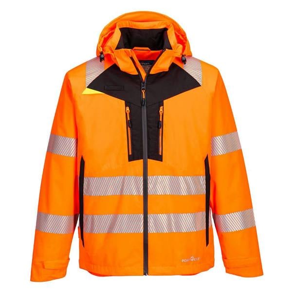 DX4 Hi-Vis Rain Jacket Portwest