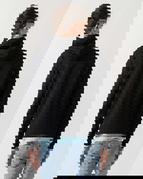 Napapijri Badge Mens Hoodie - Black Beauty 941