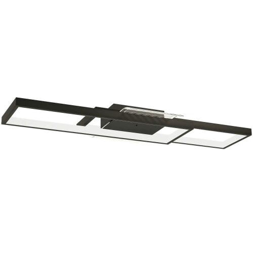 Bobobiy LED Ceiling Light, Flush Mount Ceiling Lamp with 3000-6000K Colour Temperatures, Black