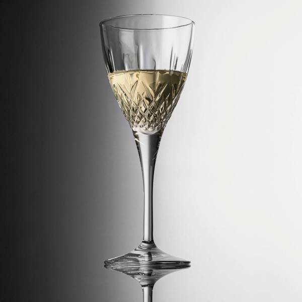 Regency Crystal Wine Glasses - Set of 4