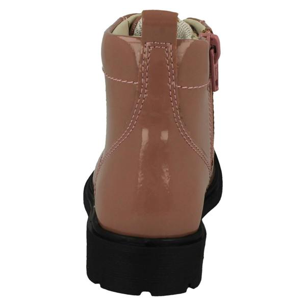 Clarks Girls Clarks Lace Up Detailed Ankle Boots Astrol Lace
