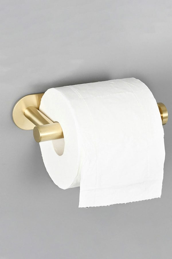 Living and Home Stainless Steel Self-Adhesive Non-Perforated Bathroom Paper Towel Holder