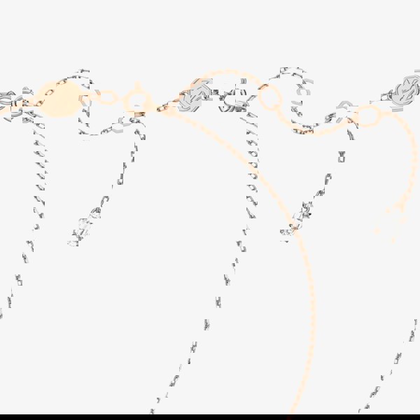 Swarovski Ladies Constella Rose Gold-Plated Halo Necklace 5636272