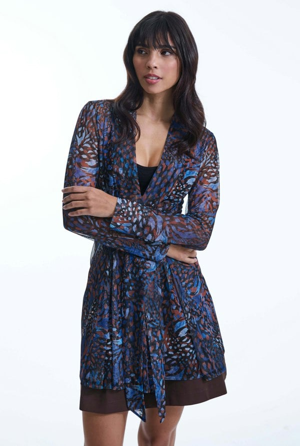 James Lakeland Sheer Printed Jacket