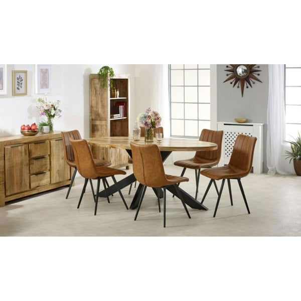 IH Design Valor Mango Wooden Bookcase With 2 Doors