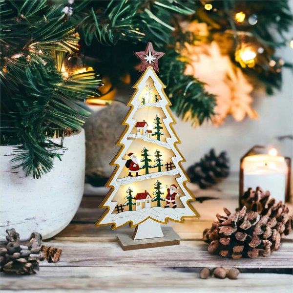 Xmas Haus LED Xmas Tree  Festive Village