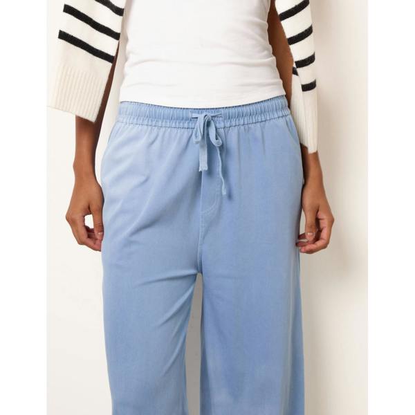 Blue Vanilla Elastic Waist Trousers
