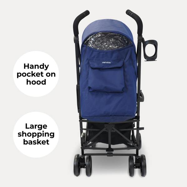 My Babiie MB02 Lightweight Stroller - Blue