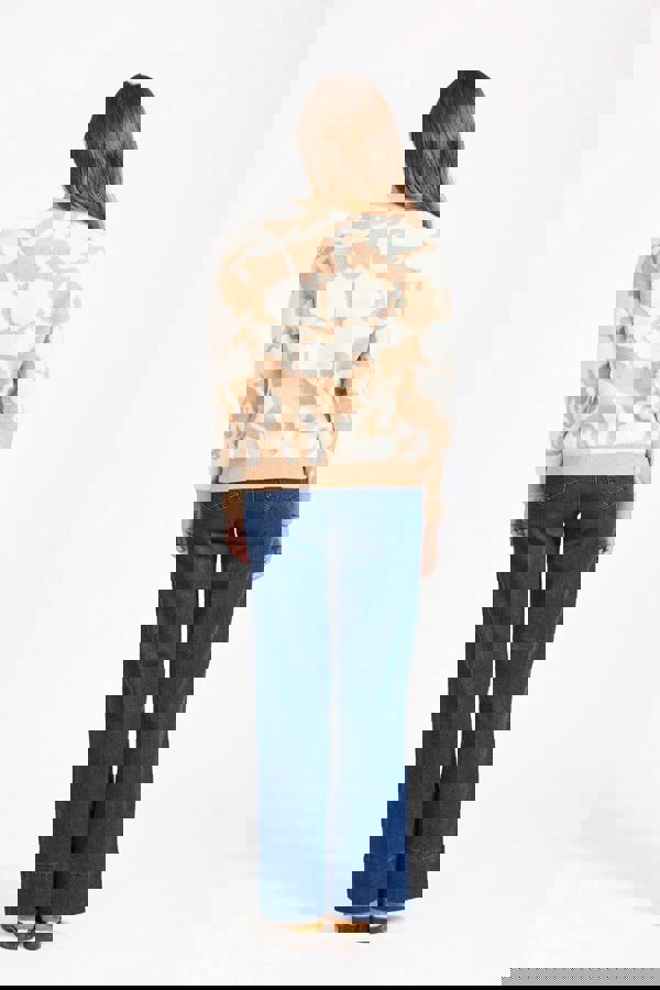 Mudflower Floral Jacquard Jumper