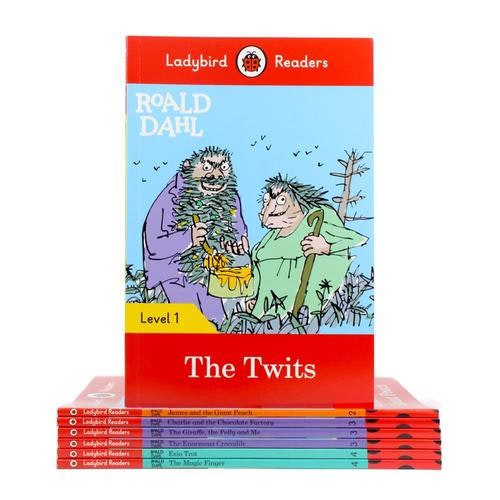 Ladybird Education Ladybird Readers Roald Dahl Series 7 Books Collection Set (Level 1 - 4)