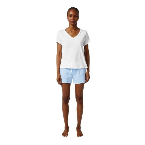 Ralph Lauren Womens/Ladies Plain V Neck T-Shirt - White - 