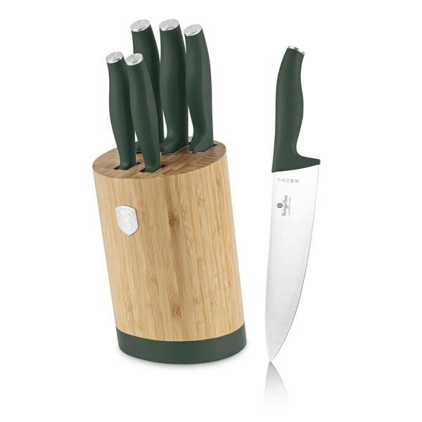 6 pcs knife set Berlinger Haus BH2757 Matte Green