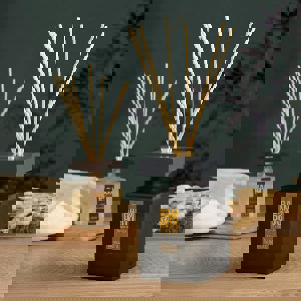 BAMBOO Vanilla & White Woods - Large Bamboo Fragrance Diffuser